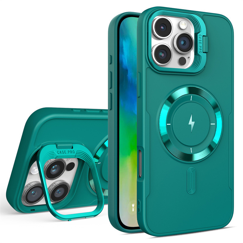 New Color Flash Magnetic Lens Holder Phone Case