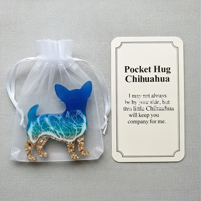 Dachshund Pocket Hug – Heartwarming Gift with Inspirational Card
