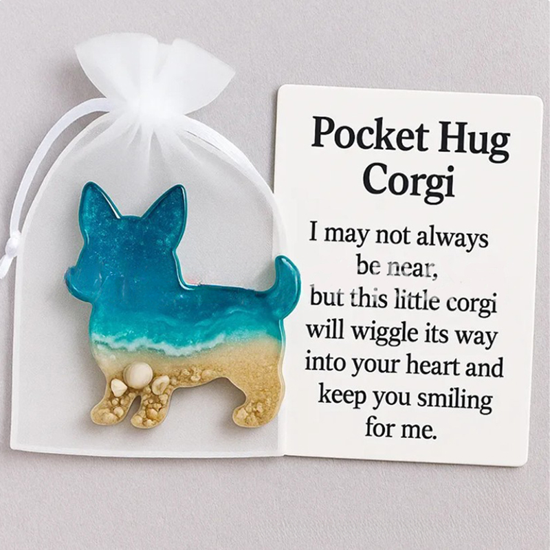 Dachshund Pocket Hug – Heartwarming Gift with Inspirational Card