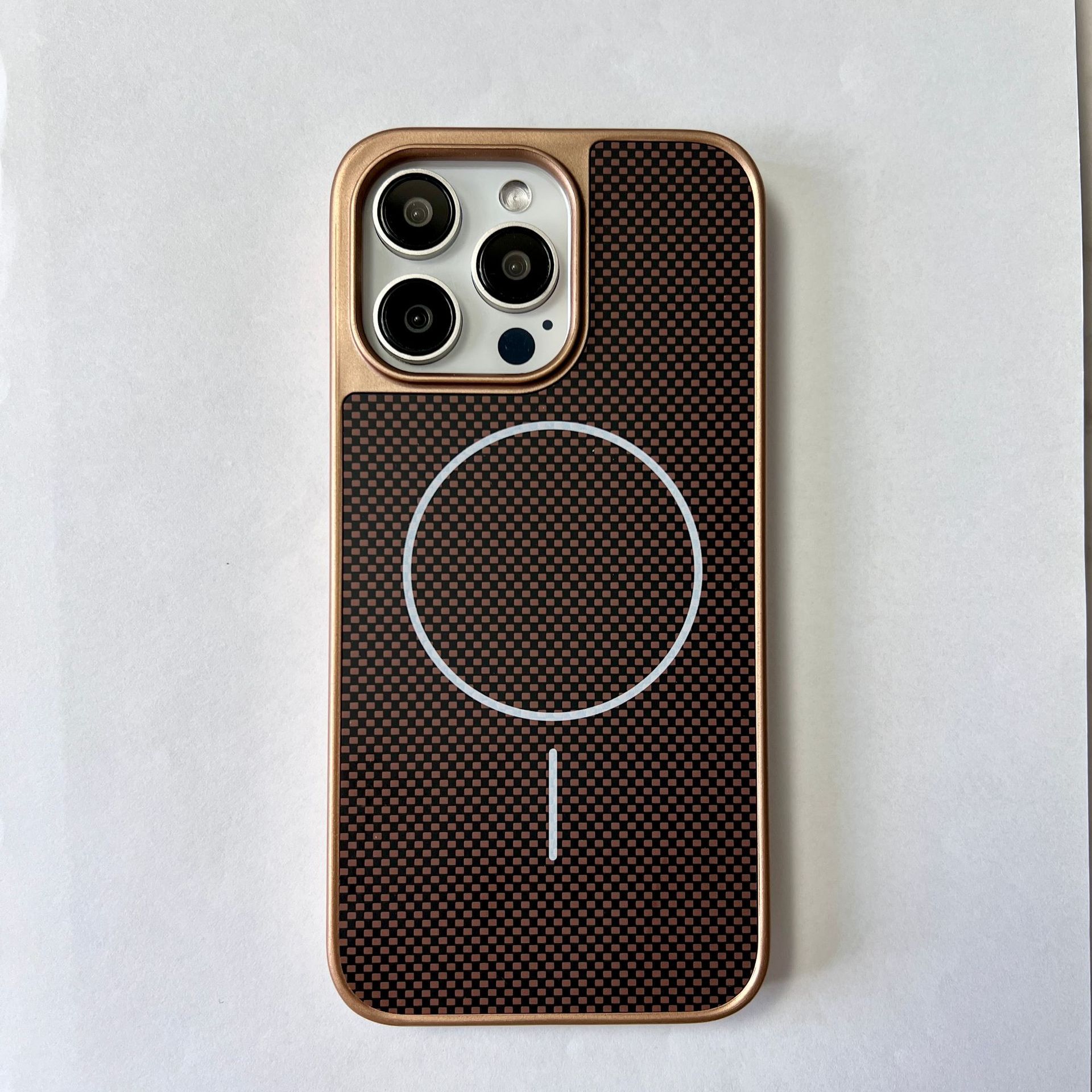 Classic Carbon Fiber Magnetic Phone Case
