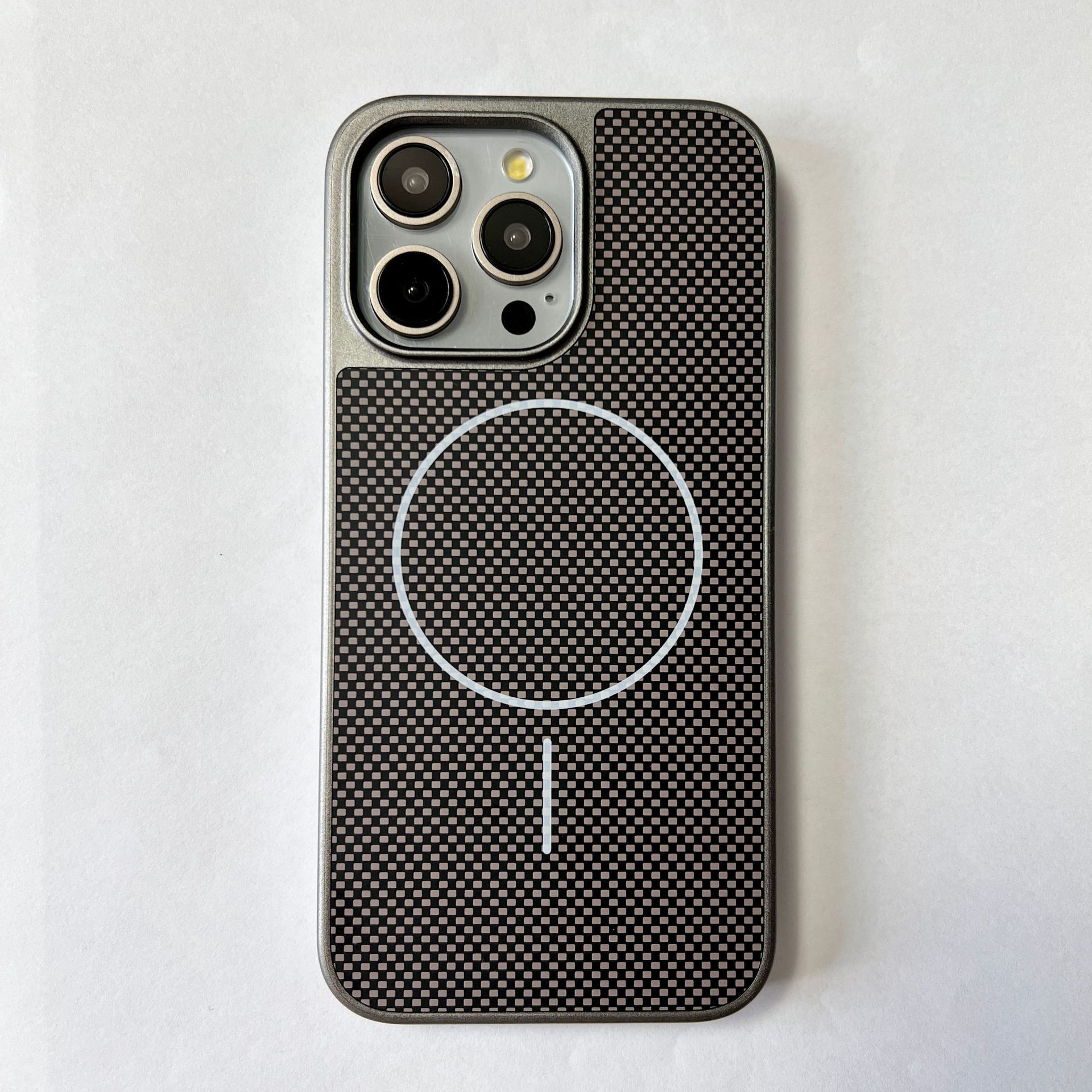 Classic Carbon Fiber Magnetic Phone Case