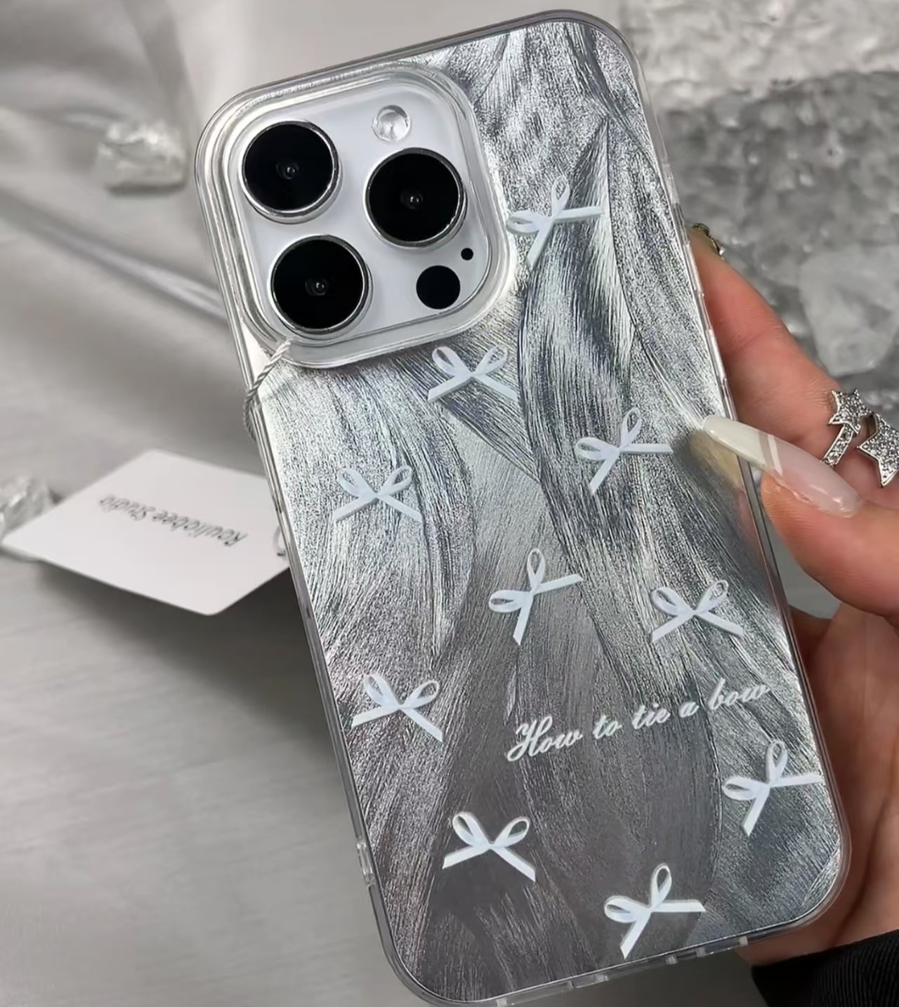 New Simple Bowknot Phone Case