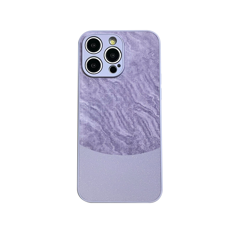 New Glitter Marble Two-tone Phone Case