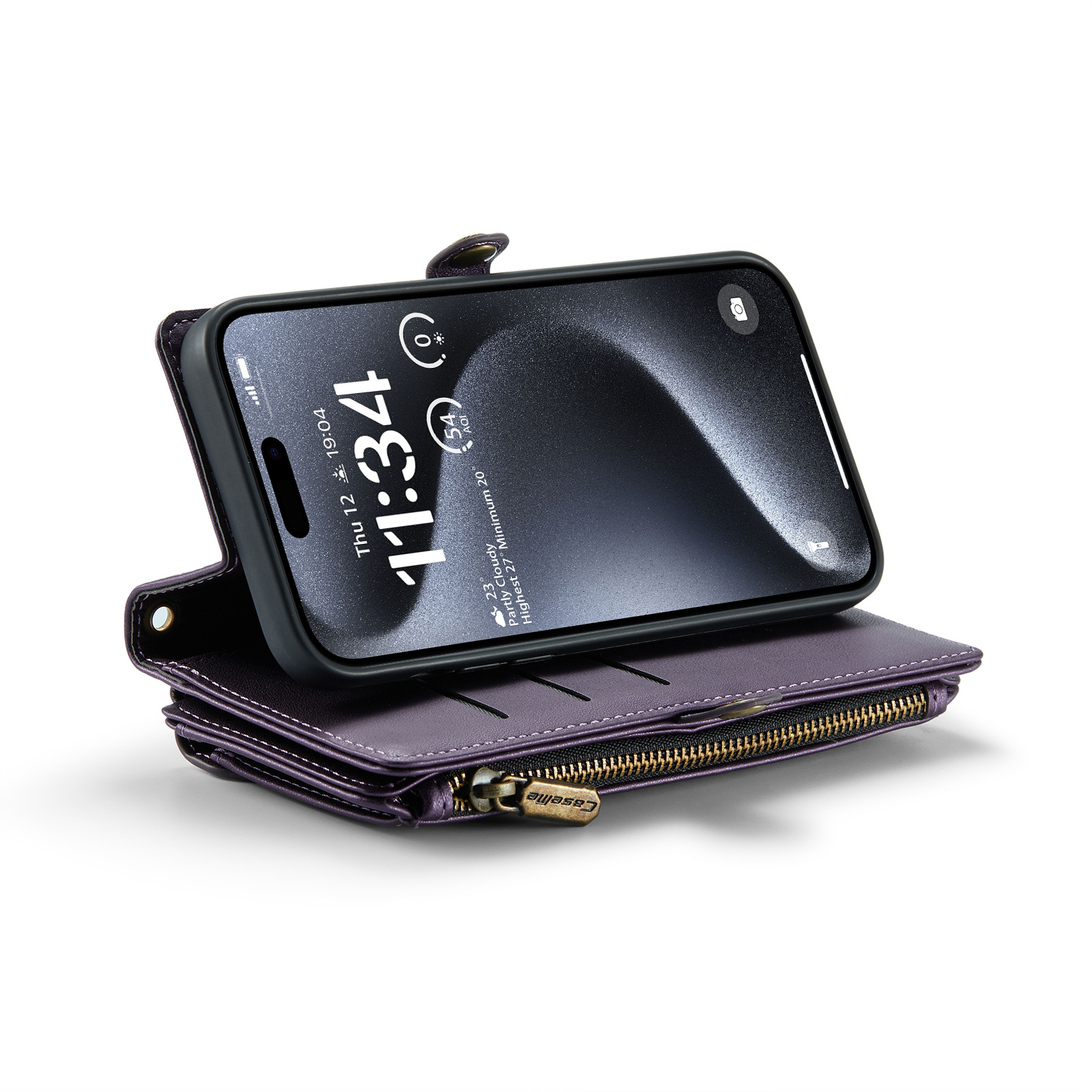 Magnetic Flip Crossbody Wallet with 10 Card Slots & Shoulder Strap – RFID Blocking For Samsung S20-25 Series