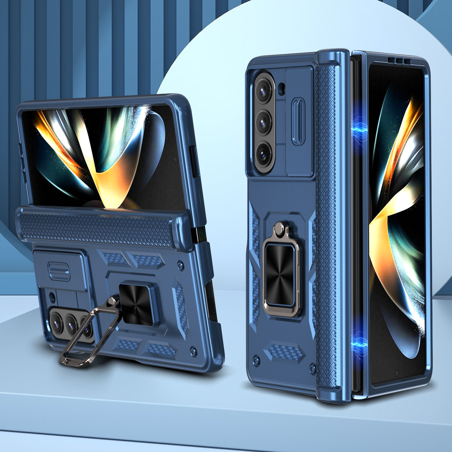 ArmorTech Foldable Hinge Case for Samsung Z Fold /Flip Series – Heavy-Duty Mecha Design