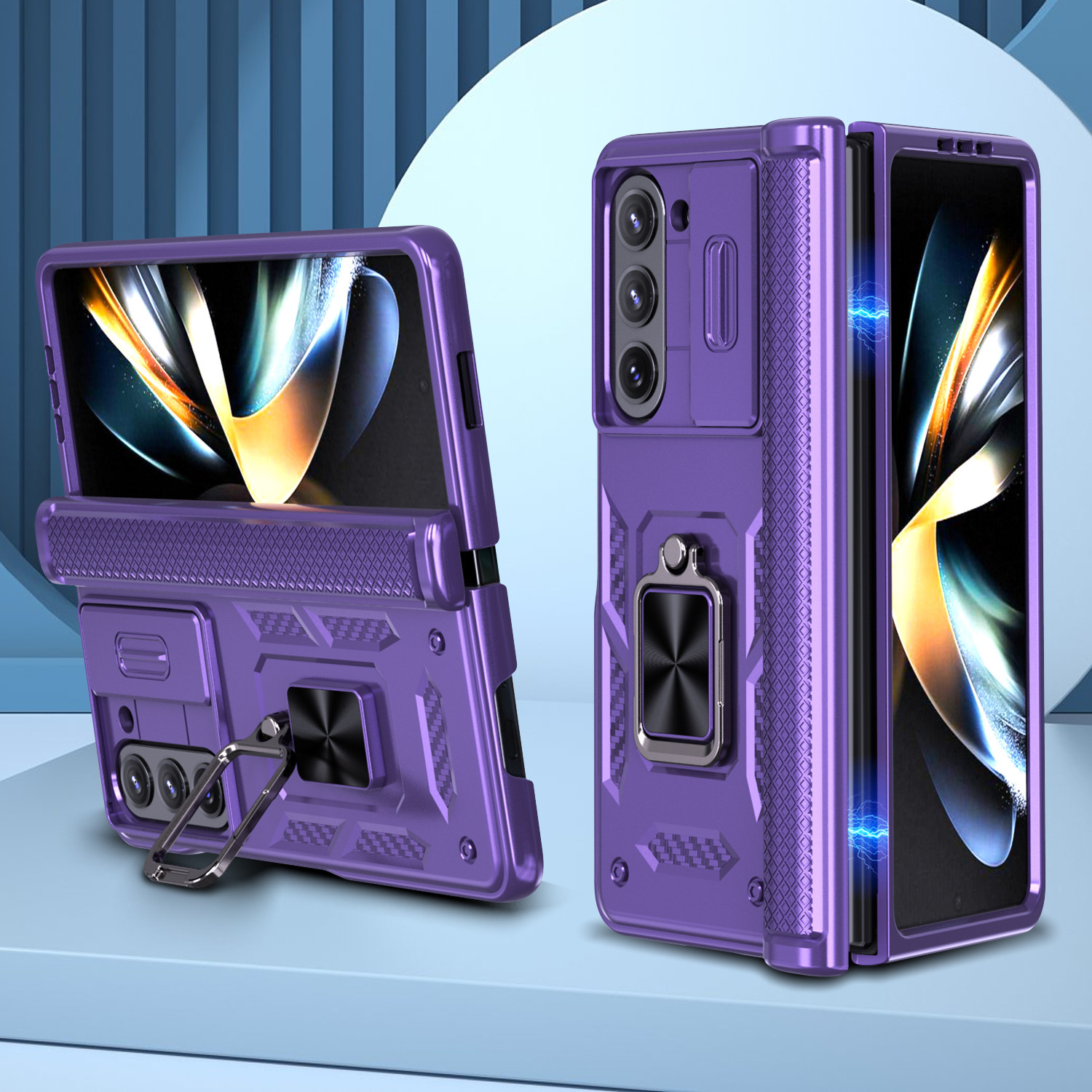 ArmorTech Foldable Hinge Case for Samsung Z Fold /Flip Series – Heavy-Duty Mecha Design