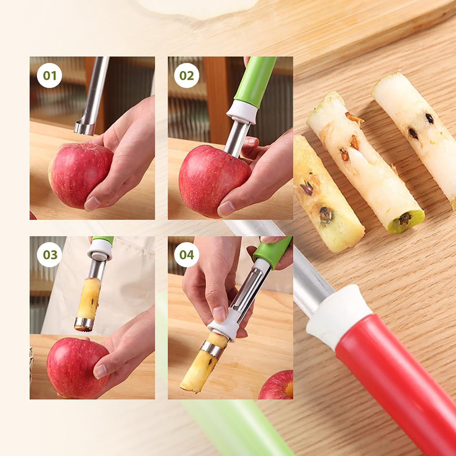 2 in 1 Premium Apple Coring Tool