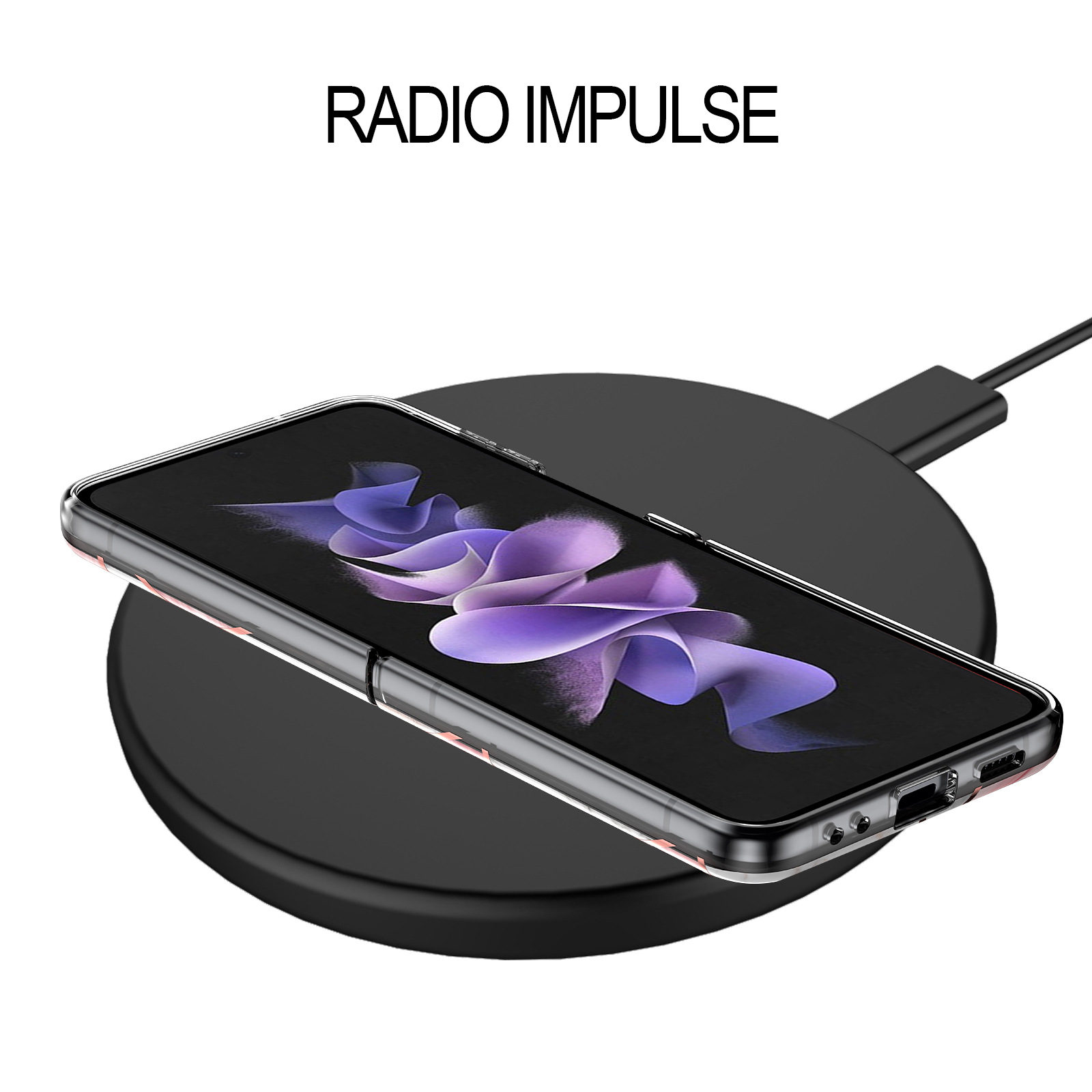 Gold Geometric Marble Case for Samsung Galaxy Z Flip Series