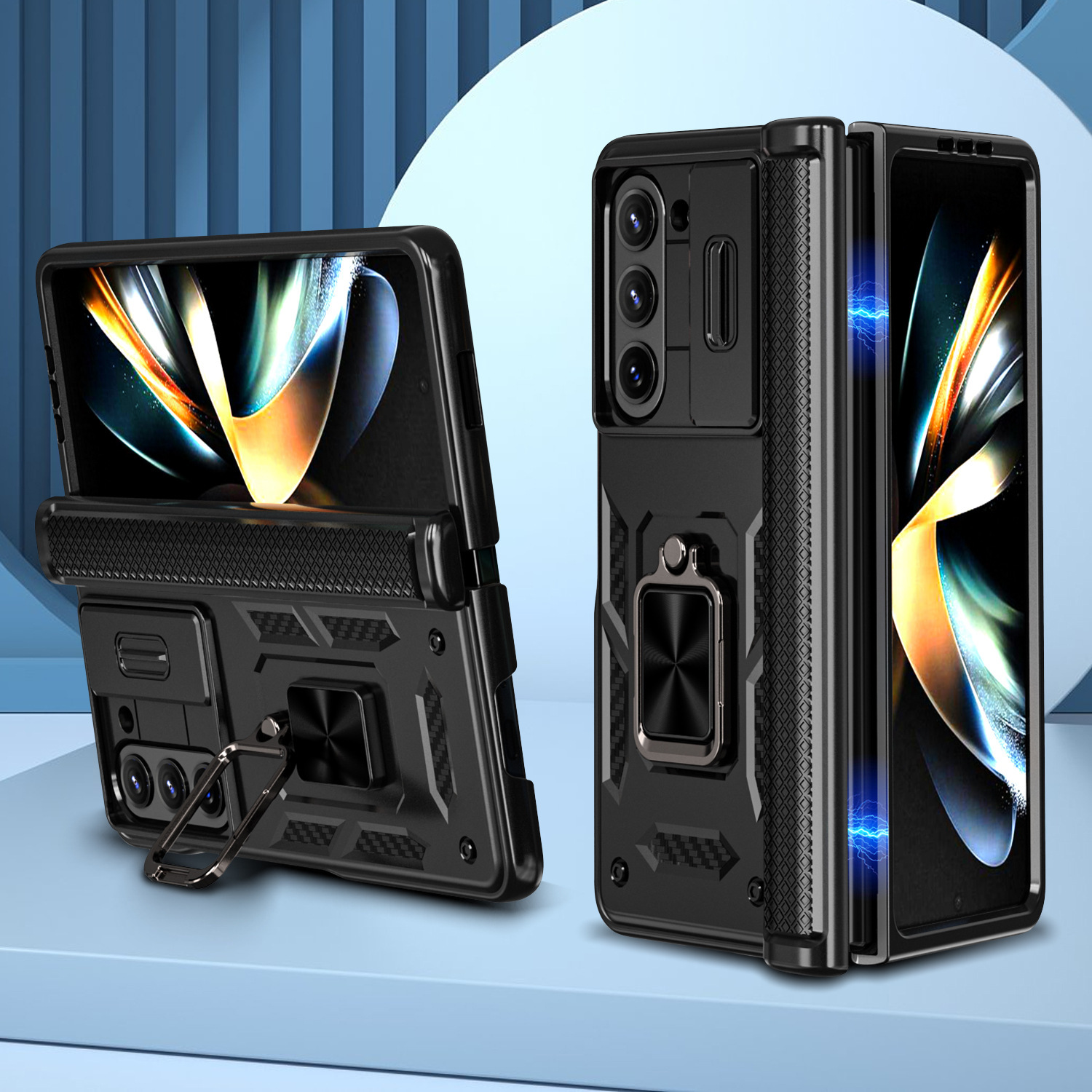 ArmorTech Foldable Hinge Case for Samsung Z Fold /Flip Series – Heavy-Duty Mecha Design
