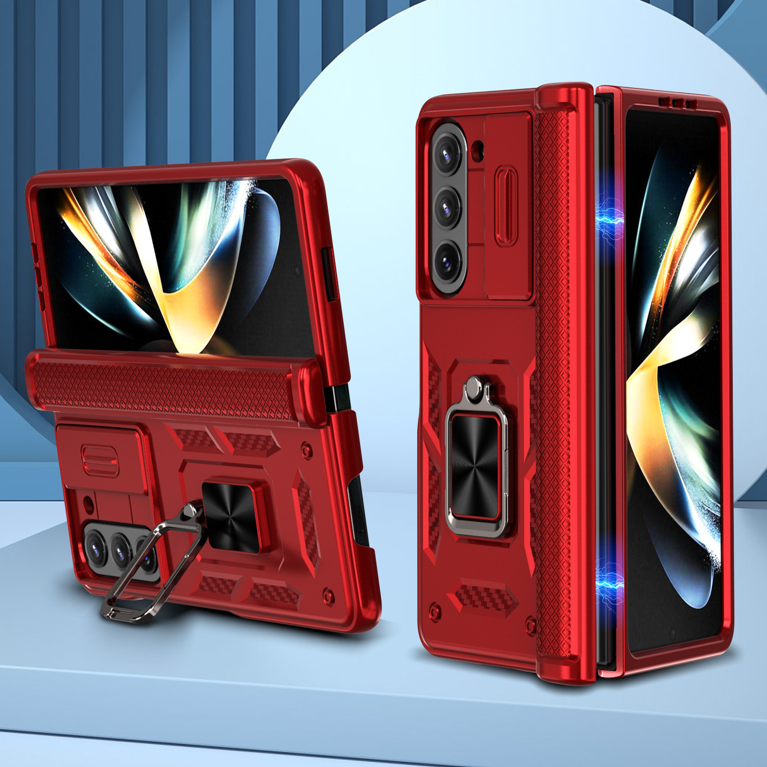 ArmorTech Foldable Hinge Case for Samsung Z Fold /Flip Series – Heavy-Duty Mecha Design