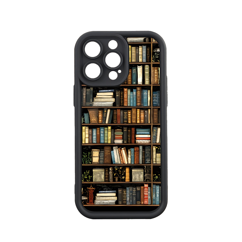 3D Bookshelves Phone Case
