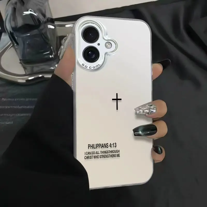 The Holy Cross Cross Pattern Laser Craft Phone Case