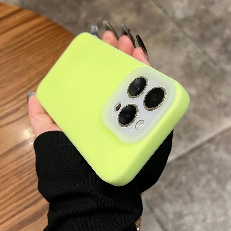 Jelly Liquid Silicone Solid Color Phone Case