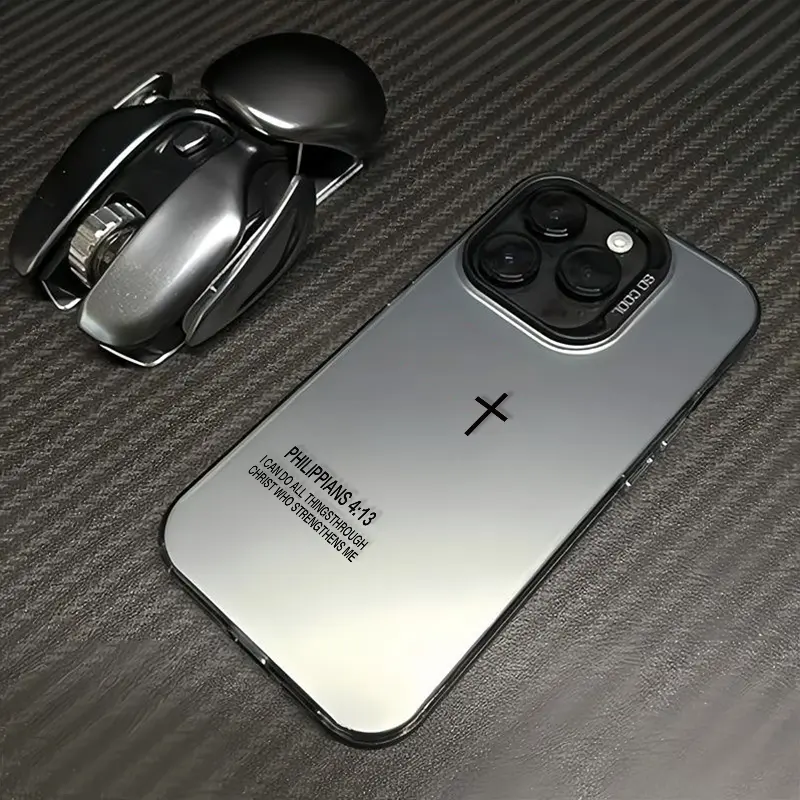 The Holy Cross Cross Pattern Laser Craft Phone Case