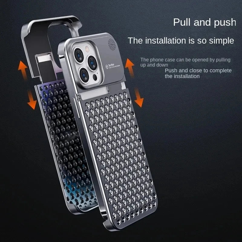 Metallic Hybrid TPU Aluminum Plating Case for iPhone Series