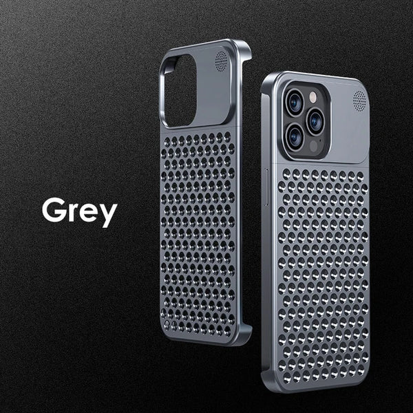 Metallic Hybrid TPU Aluminum Plating Case for iPhone Series