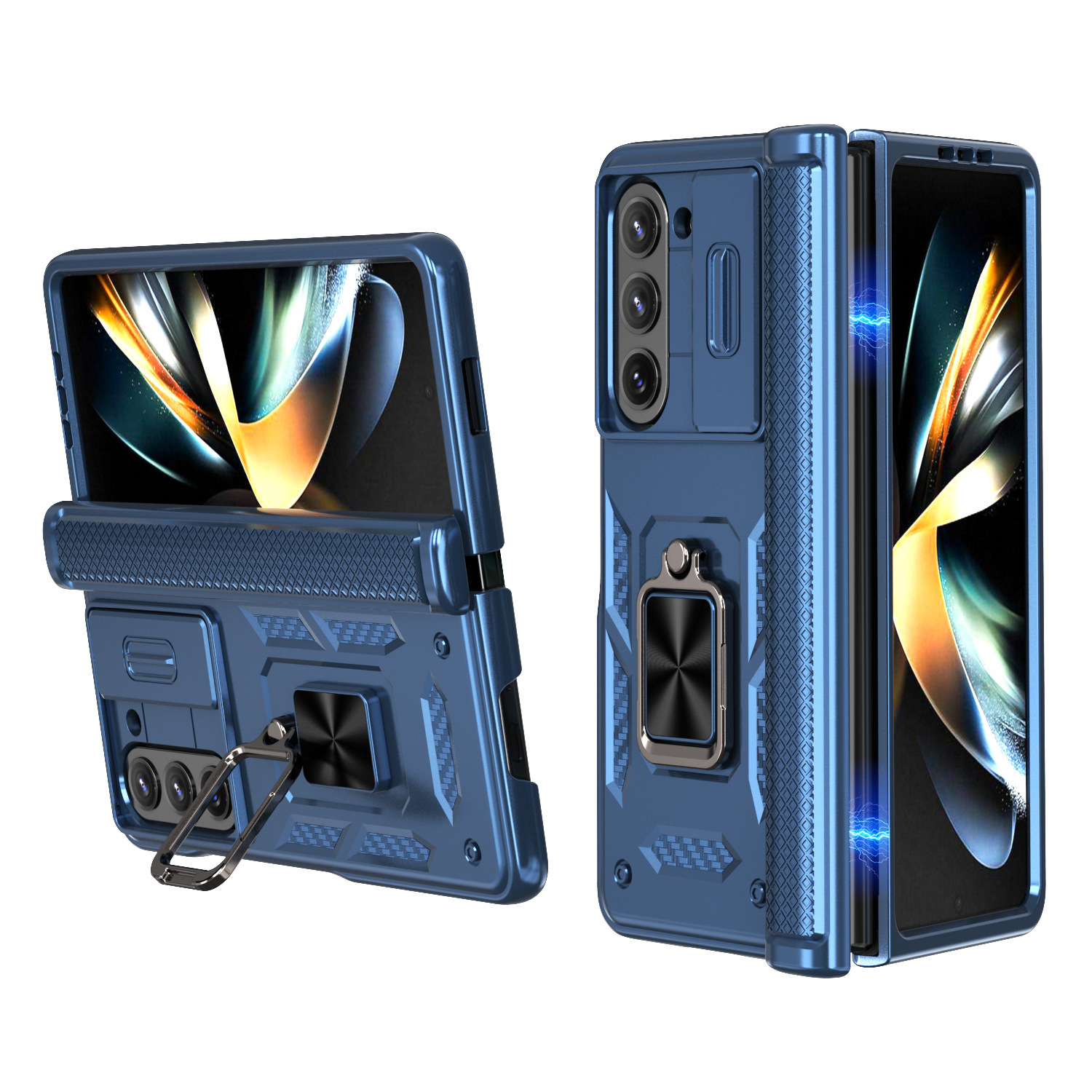ArmorTech Foldable Hinge Case for Samsung Z Fold /Flip Series – Heavy-Duty Mecha Design
