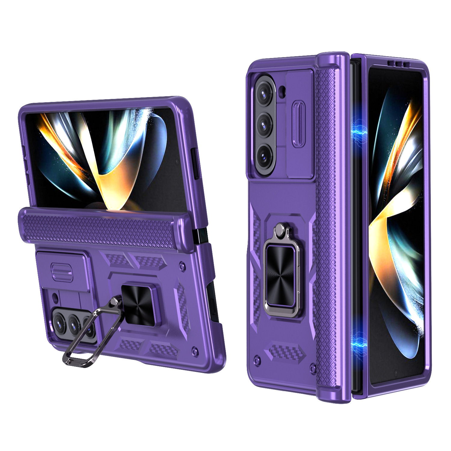 ArmorTech Foldable Hinge Case for Samsung Z Fold /Flip Series – Heavy-Duty Mecha Design
