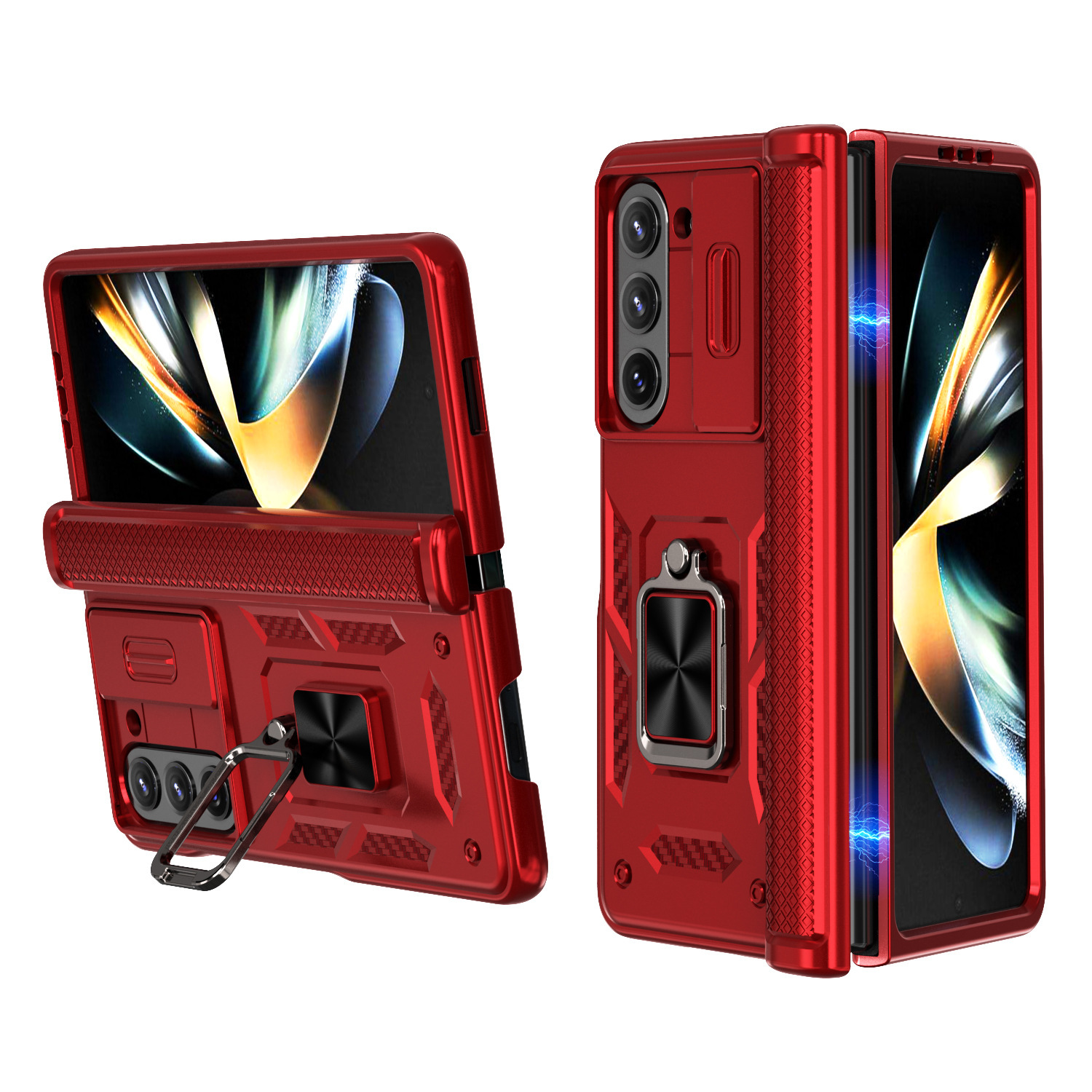 ArmorTech Foldable Hinge Case for Samsung Z Fold /Flip Series – Heavy-Duty Mecha Design
