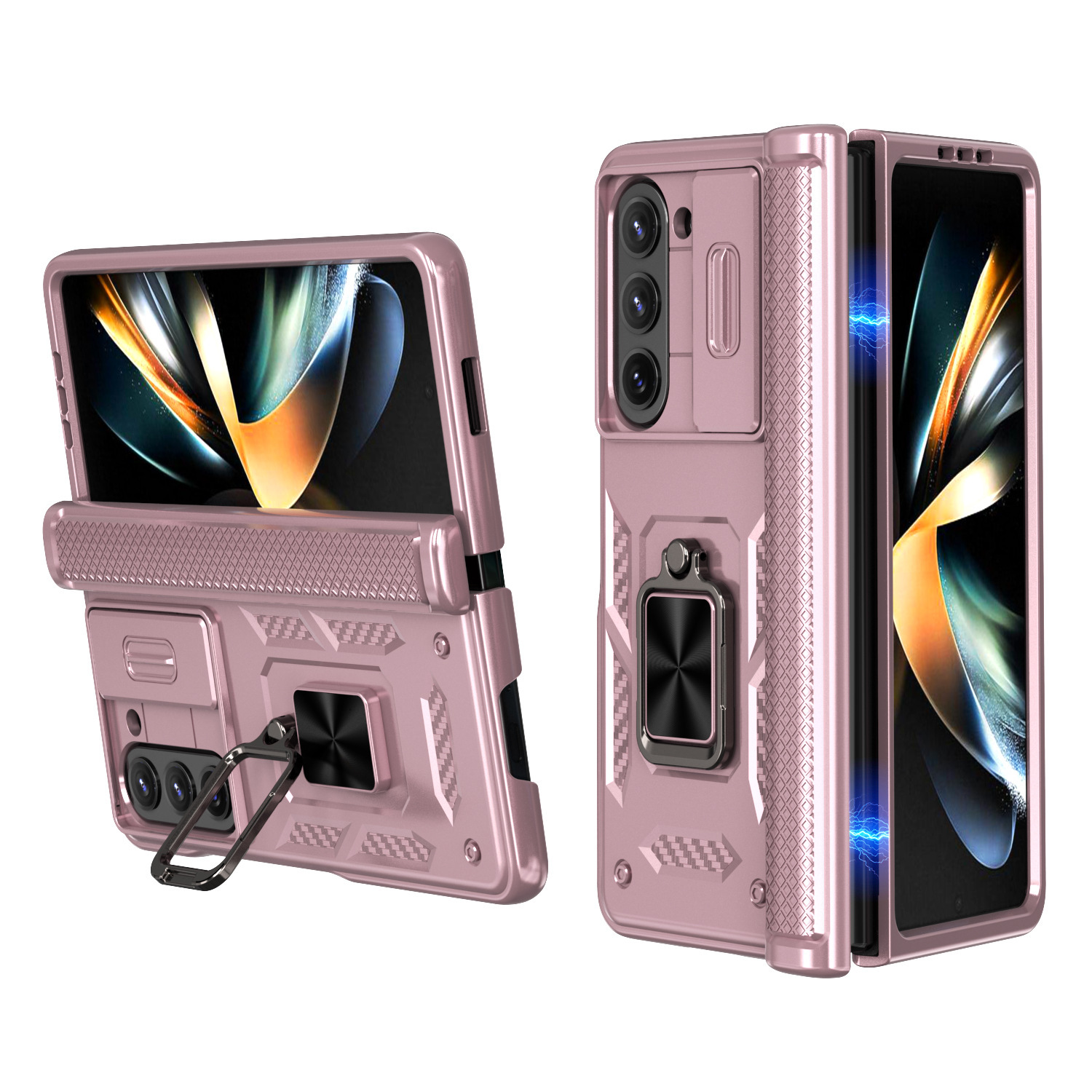 ArmorTech Foldable Hinge Case for Samsung Z Fold /Flip Series – Heavy-Duty Mecha Design