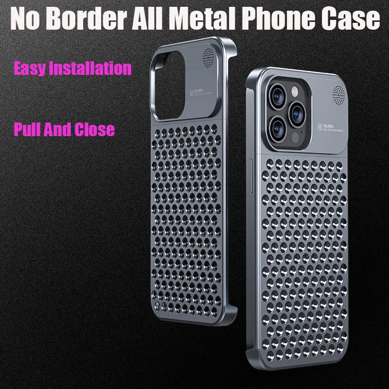 Metallic Hybrid TPU Aluminum Plating Case for iPhone Series