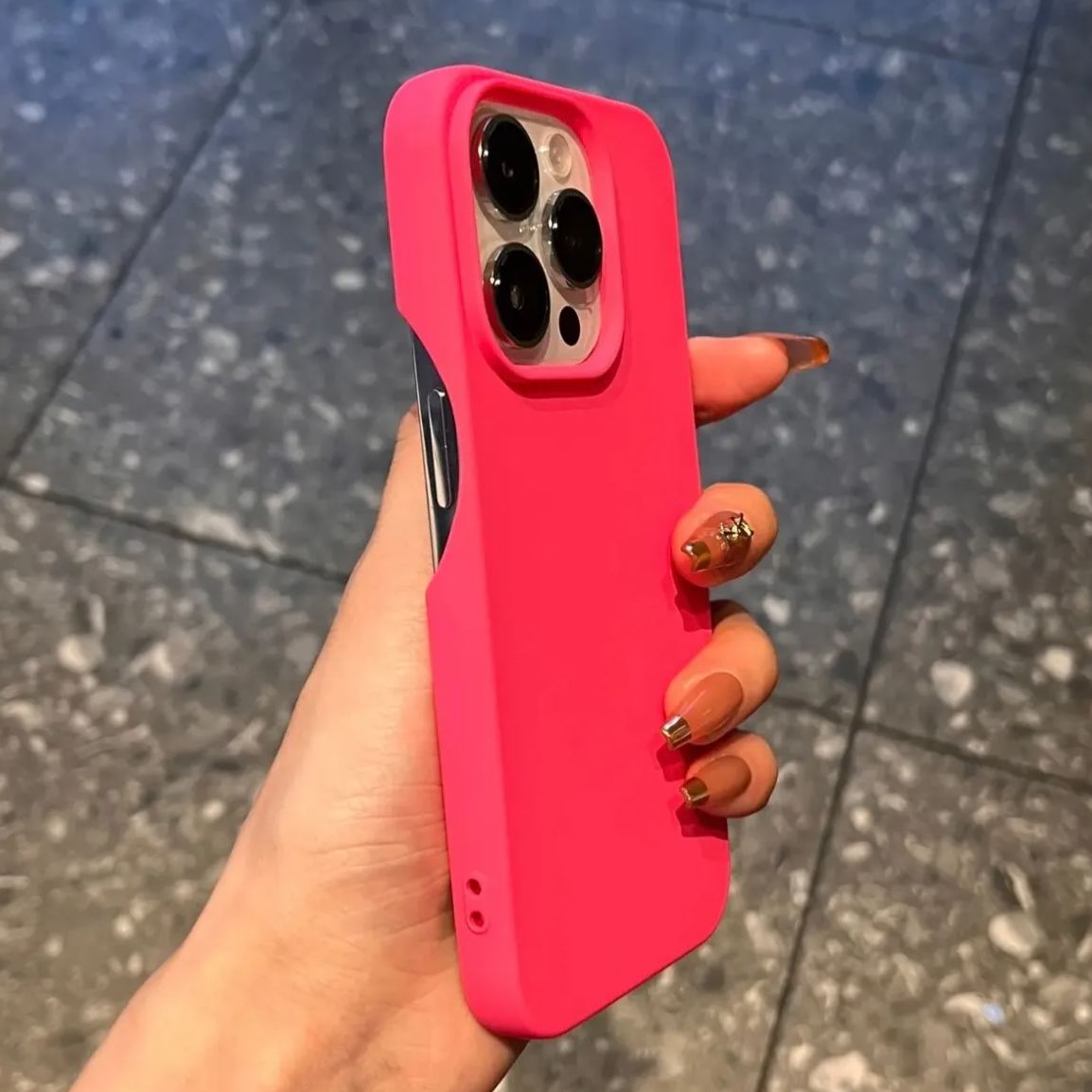 New Solid Color Ultra-Thin Half-Case Phone Cover