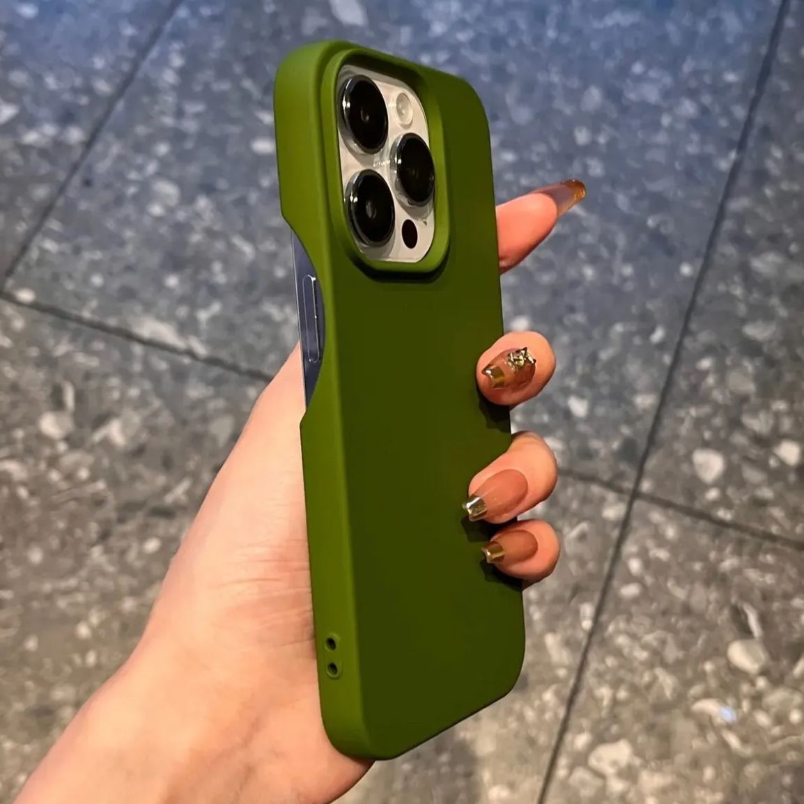 New Solid Color Ultra-Thin Half-Case Phone Cover