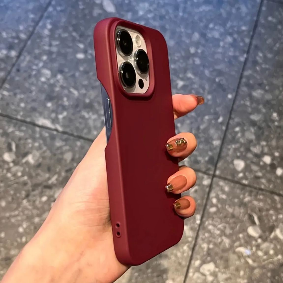 New Solid Color Ultra-Thin Half-Case Phone Cover