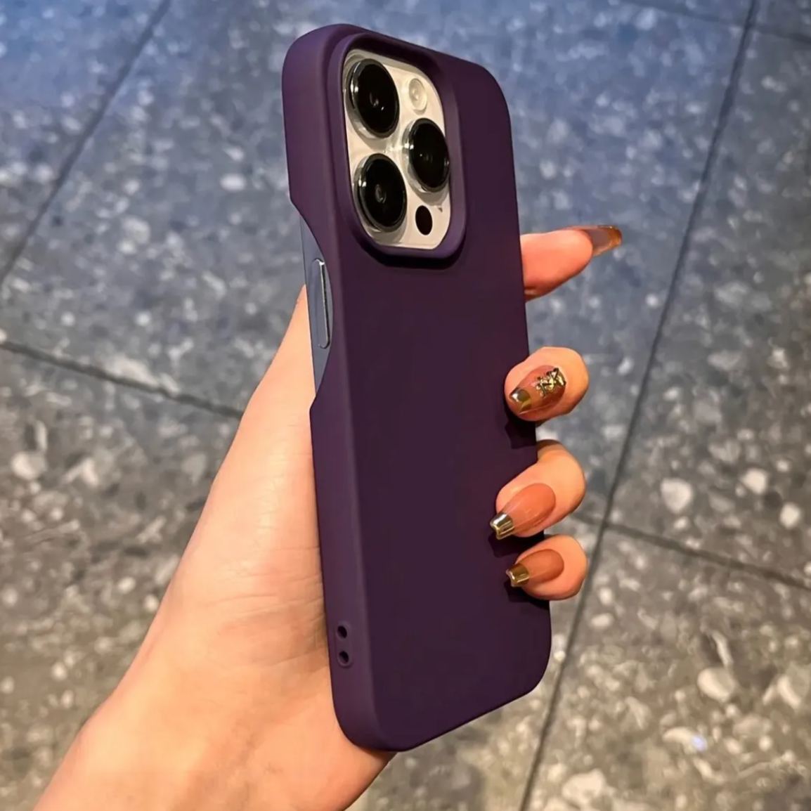 New Solid Color Ultra-Thin Half-Case Phone Cover