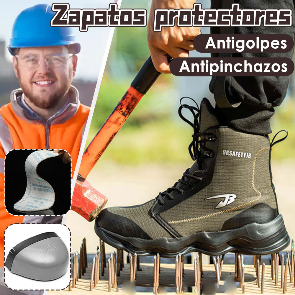 Calzado de seguridad antigolpes, antipinchazos y resistente al desgaste