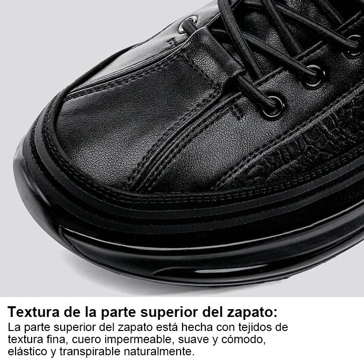 Zapatillas air elegantes de piel para hombre