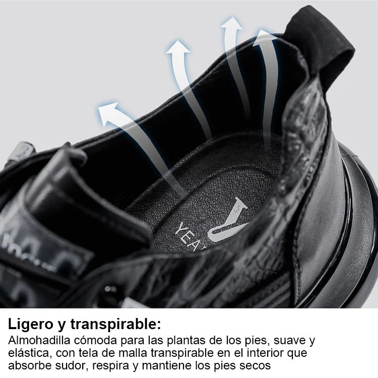 Zapatillas air elegantes de piel para hombre