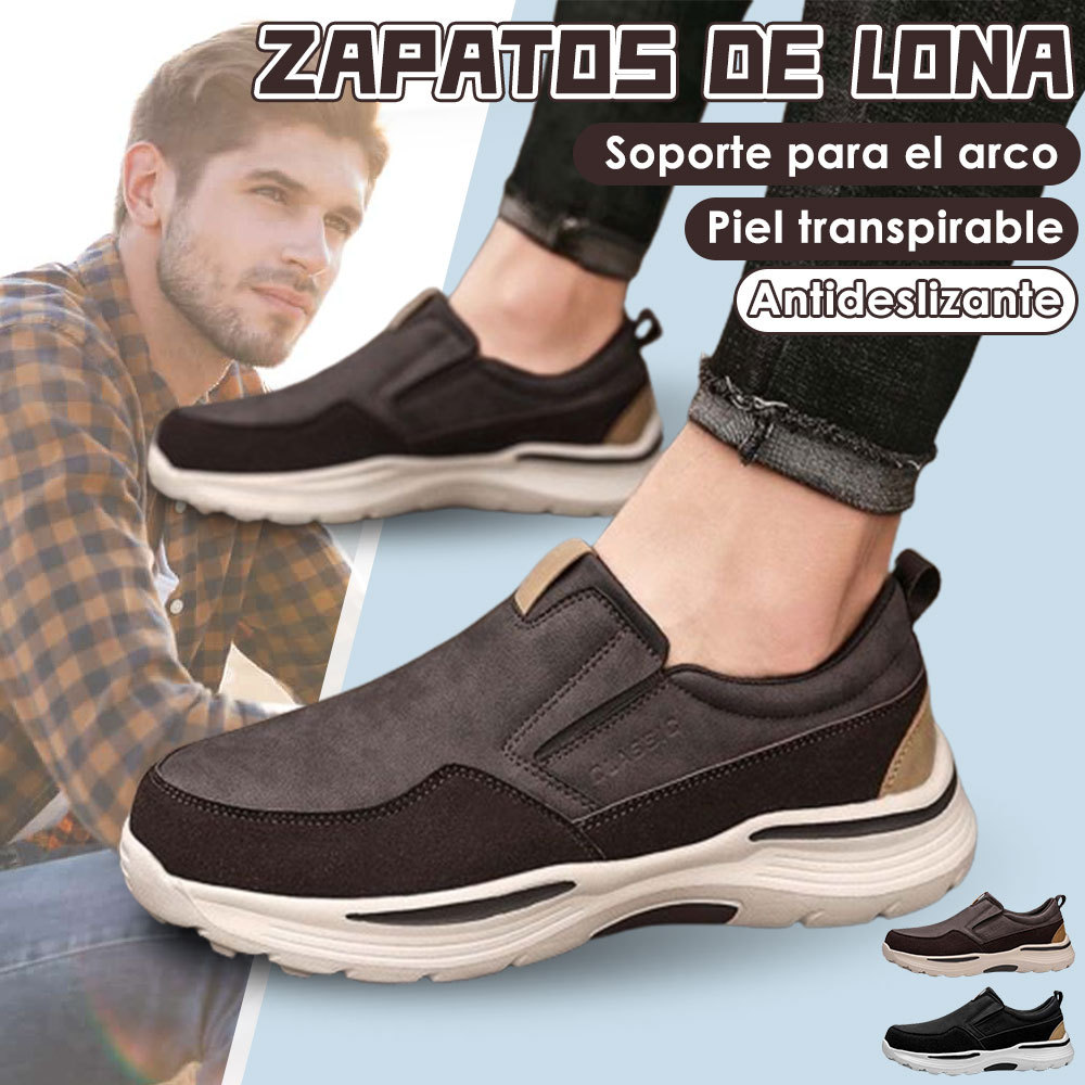 Mocasines de hombre cómodos casual suela gruesa