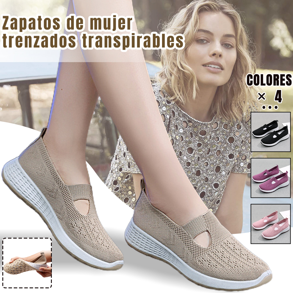 Zapatos de senderismo informales transpirables al aire libre para mujer