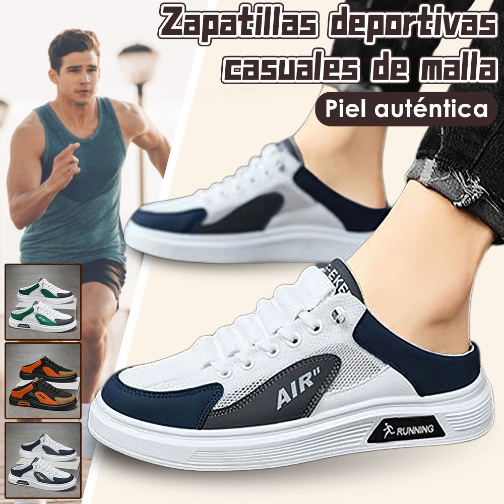 2024 zapatillas de malla transpirables para nuevos hombres de verano