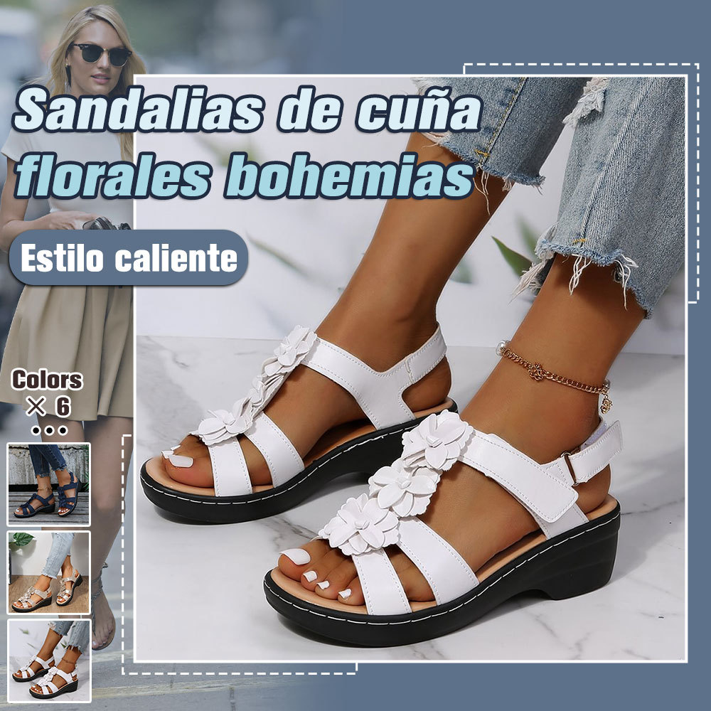 Sandalias de mujer ajustables de verano bohemio