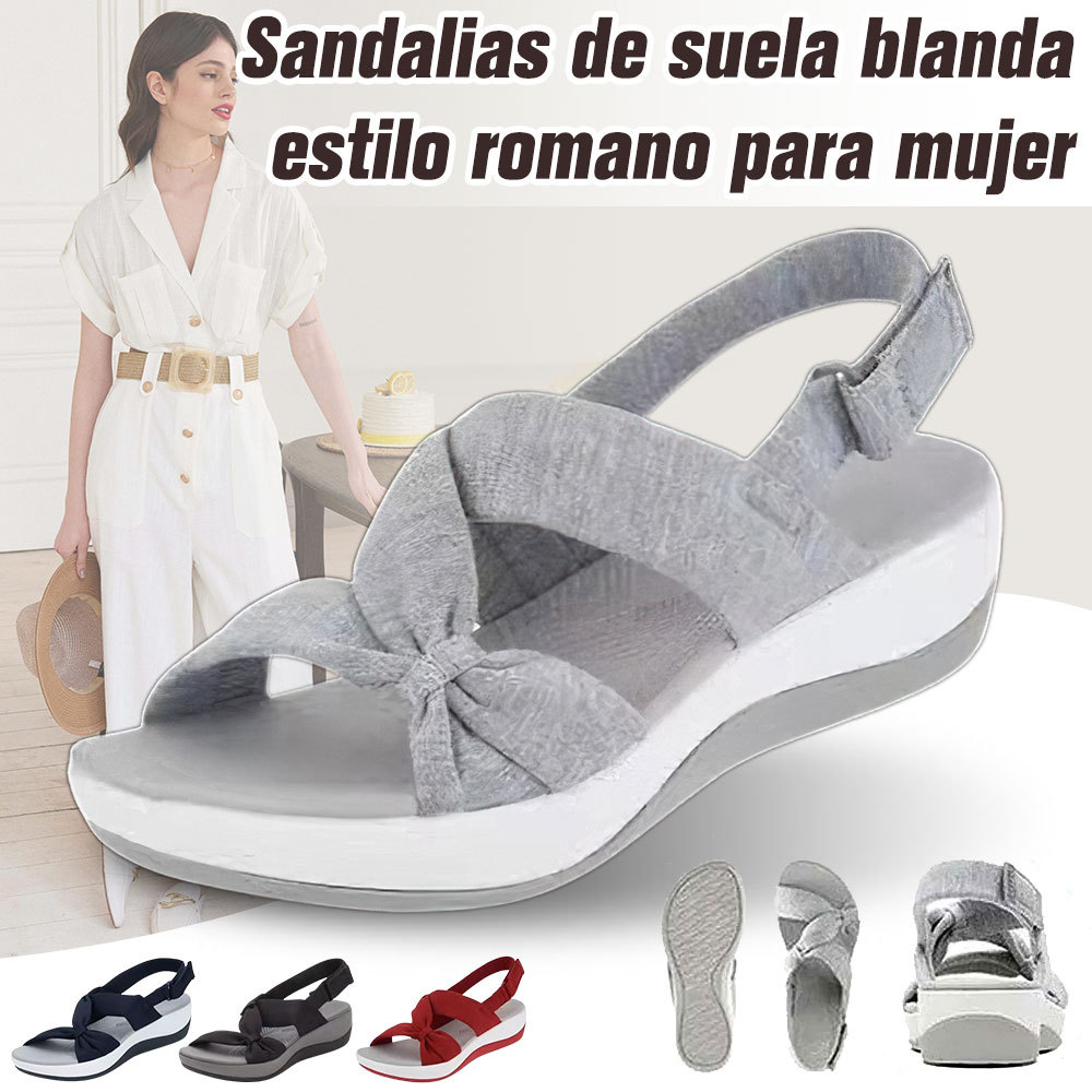 2024 nuevas sandalias cómodas con soporte para el arco para mujer