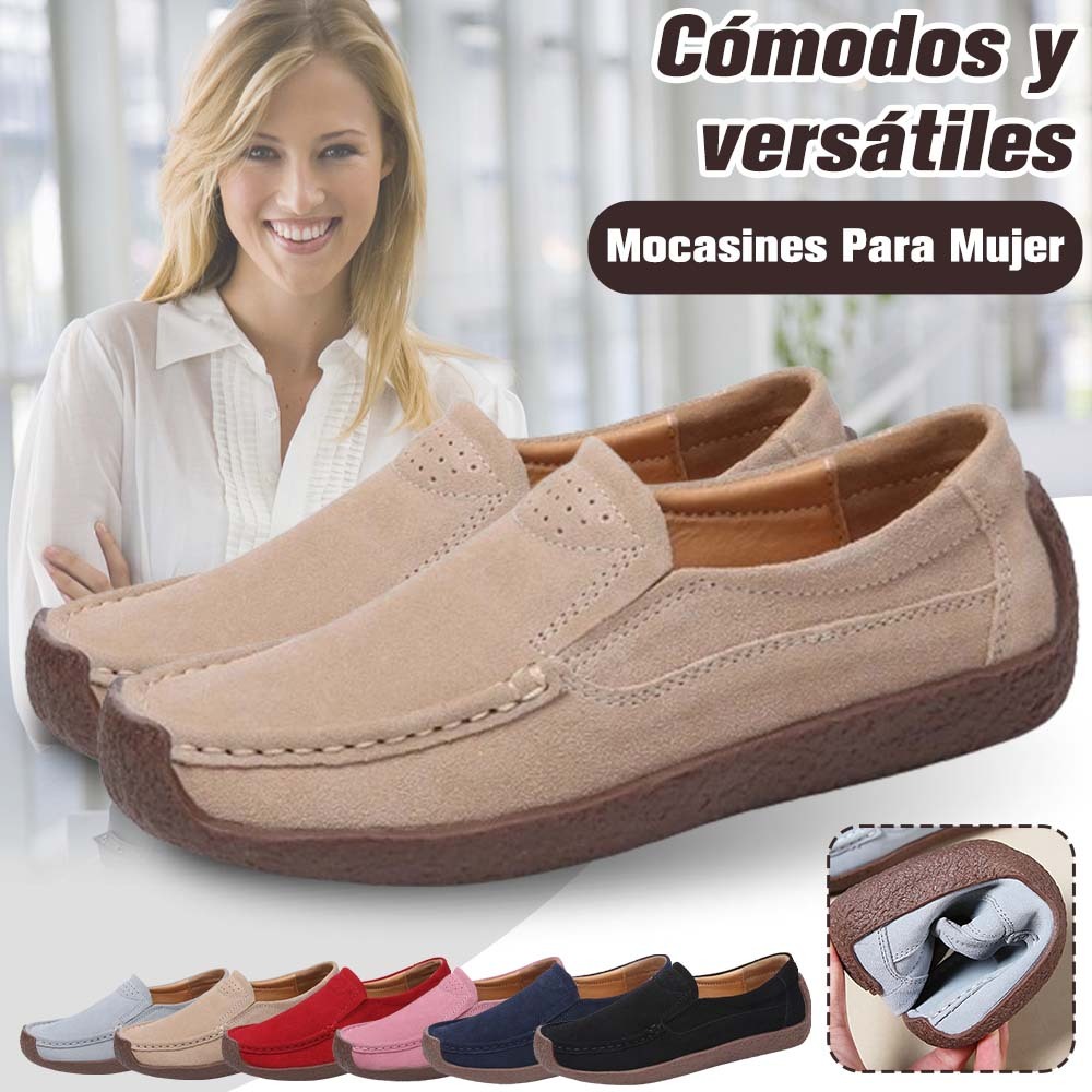 Nuevos zapatos tipo gorro planos retro para mujer