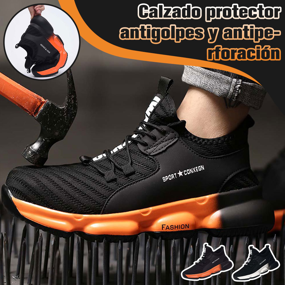 Hojanaranja Zapatos protectores cómodos, antipinchazos y transpirables