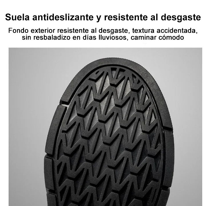 Botas de tobillo de cuero genuino versátiles e informales para hombre