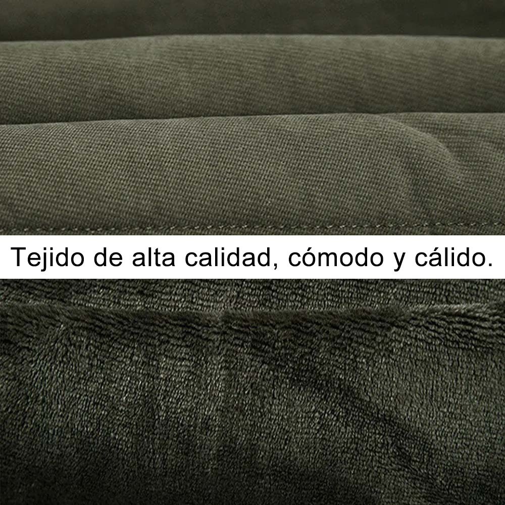 Hojanaranja™ Abrigo cálido de lana de longitud media con capucha para hombre de invierno