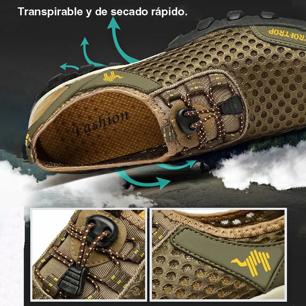 Zapatillas de deporte portátiles de secado rápido para exteriores