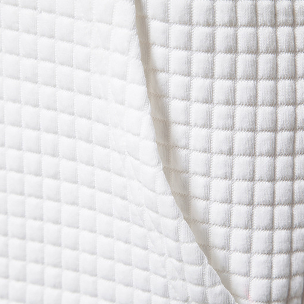 Alberchris™ Men's Waffle Pattern Solid Hoodie Casual Pullover Sweatshirt