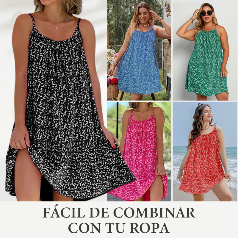 50% de descuento - 2024 Nuevo vestido camisola estampado