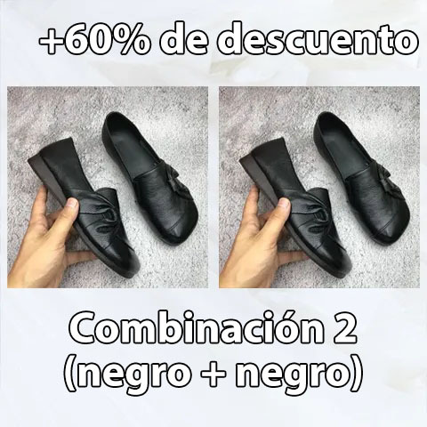 Olivoslindo™️ Zapatos mujer antideslizantes de piel suela blanda