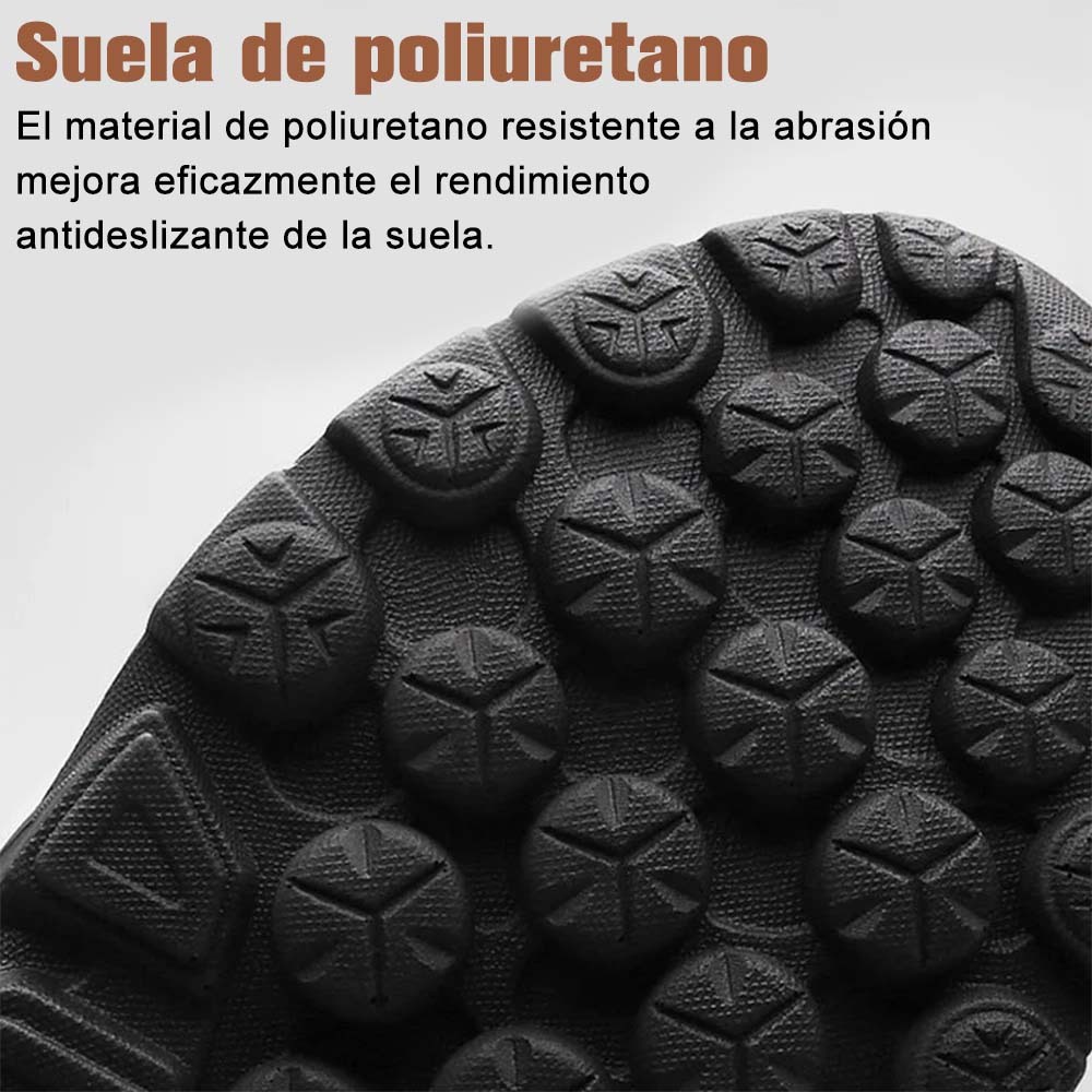 Mocasines casuales de cuero transpirable para hombre