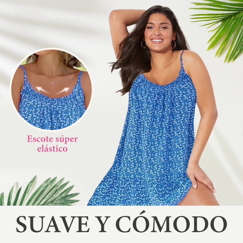 50% de descuento - 2024 Nuevo vestido camisola estampado
