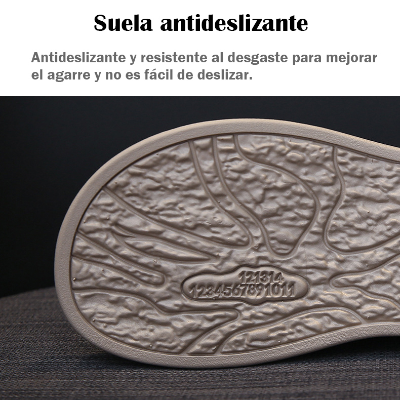 Sandalias con soporte de suela blanda estilo romano para mujer