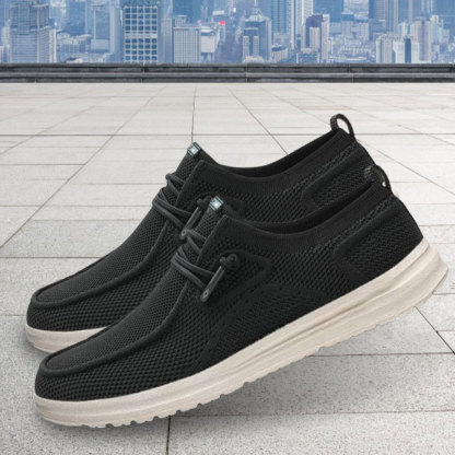Men's breathable and comfortable mesh lace-up casual shoes