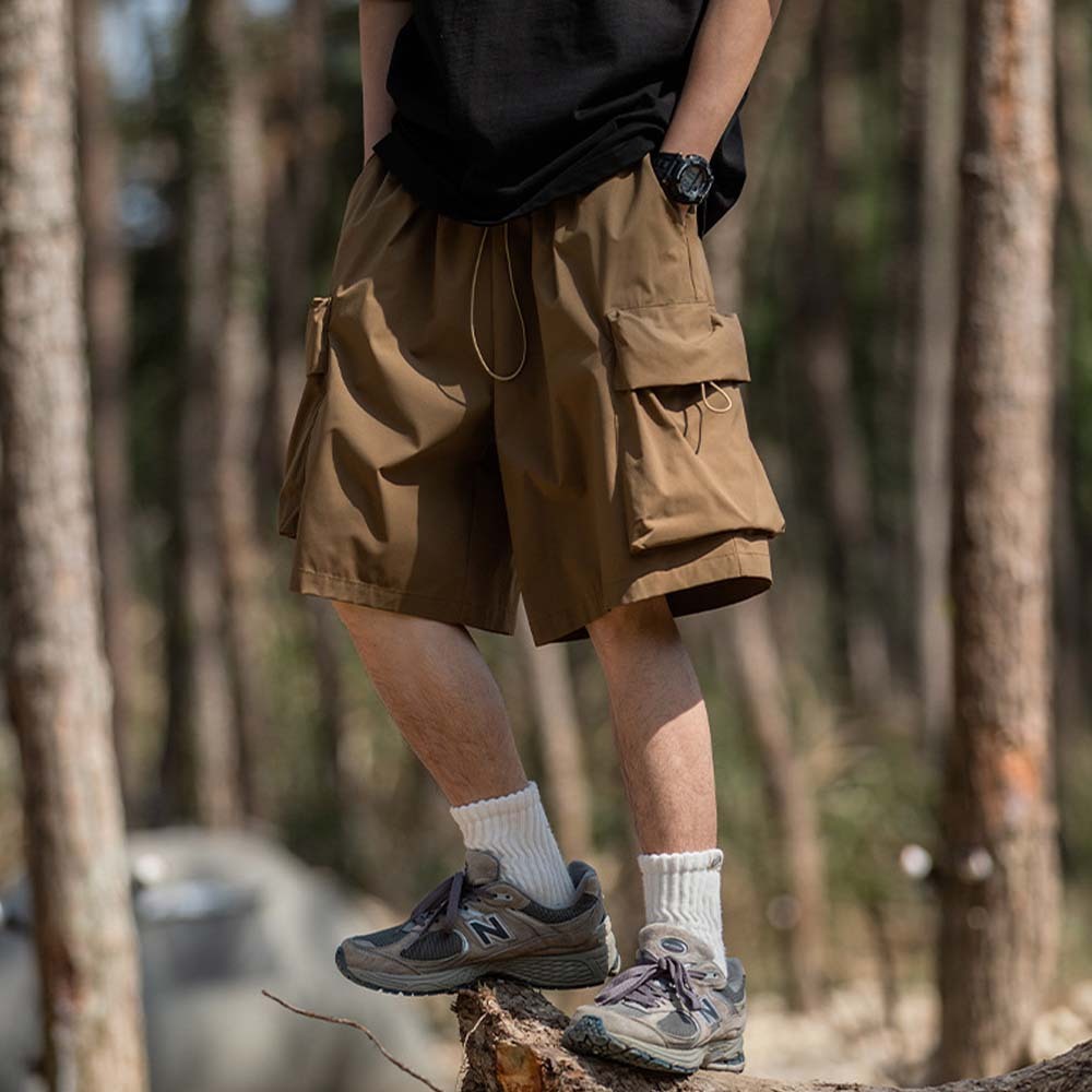 Smiledeer Men's outdoor casual loose sports cargo shorts